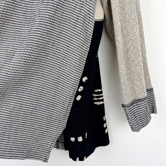 Vintage 90's Gingham Fish Print Cardigan - Picture 10 of 11